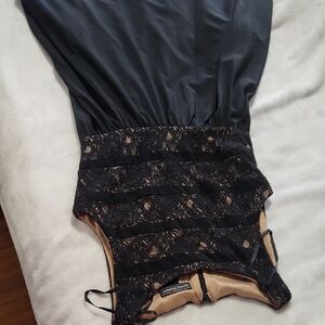 Jessica Howard Black Lace Chemise